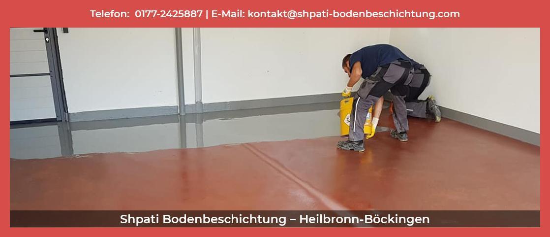 Bodenbeschichtung  Bad König - Shpati: Bodenimprägnierung, Werkstattversiegelung, Terrazzoboden